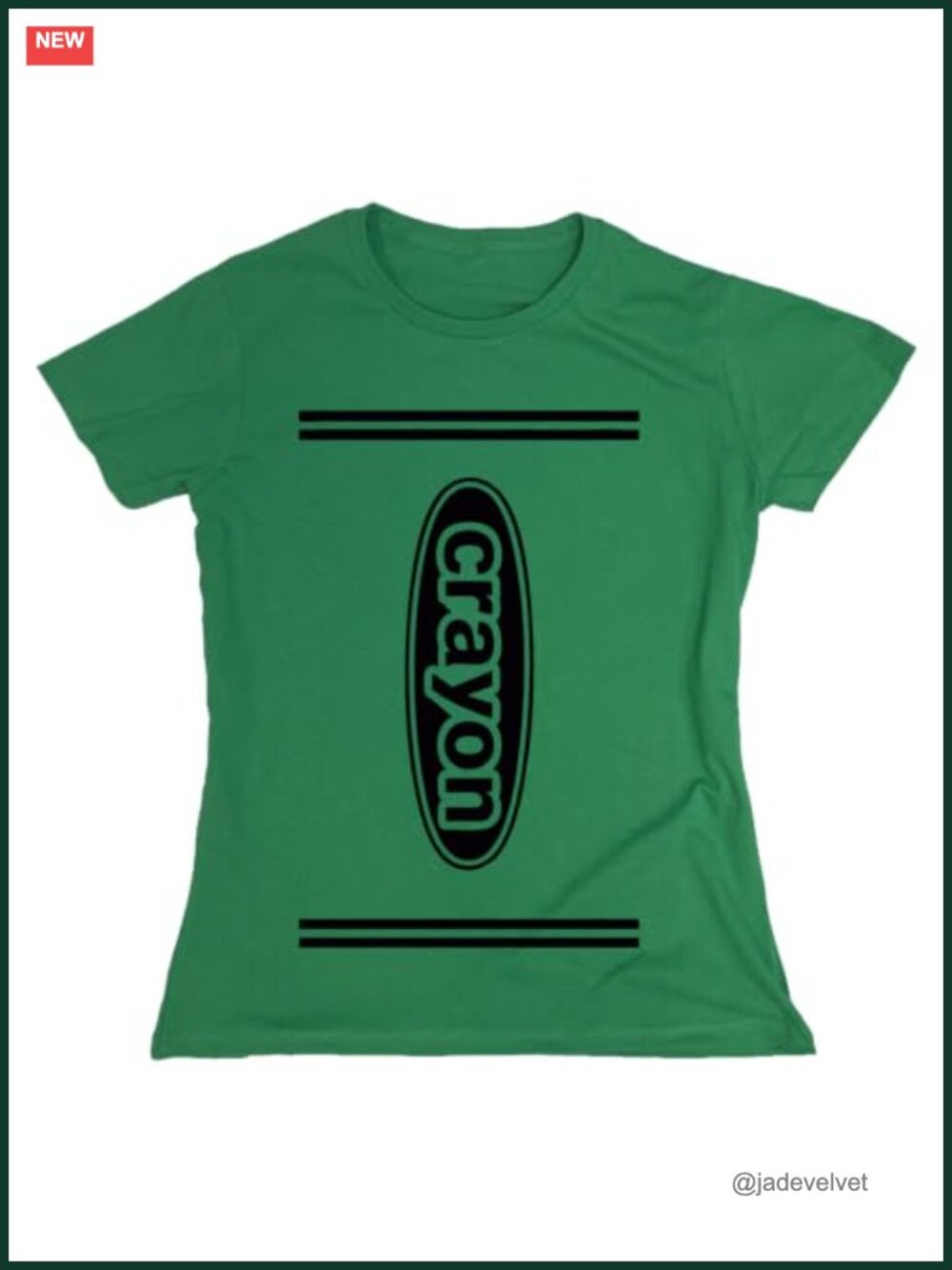 Crayon Graphic T-Shirt Halloween Costume Unisex Tee